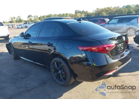 2020 Alfa Romeo Giulia Rwd из США, поврежденный, VIN ZARFAMAN7L7635923